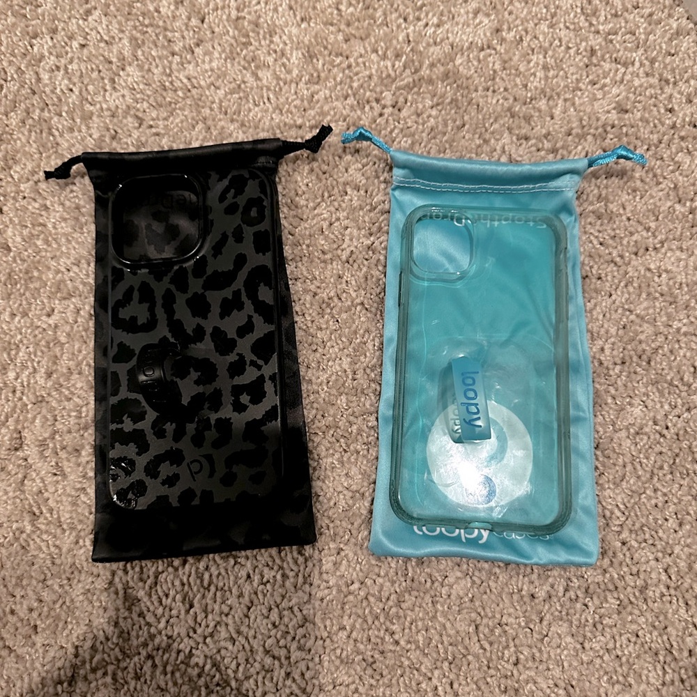 Two Apple iPhone 11XR Phone Cases